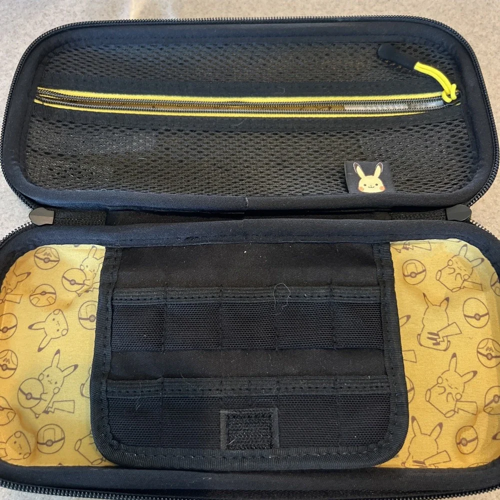 Nintendo Switch Lite Handheld Teal with Pikachu Case One Game And Console Case